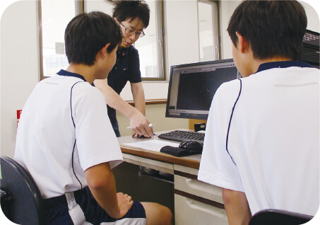 地域中学生との職場体験